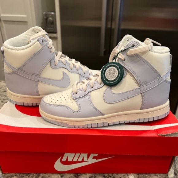 Nike Dunk High Sail Football Grey (W) Size 5.5